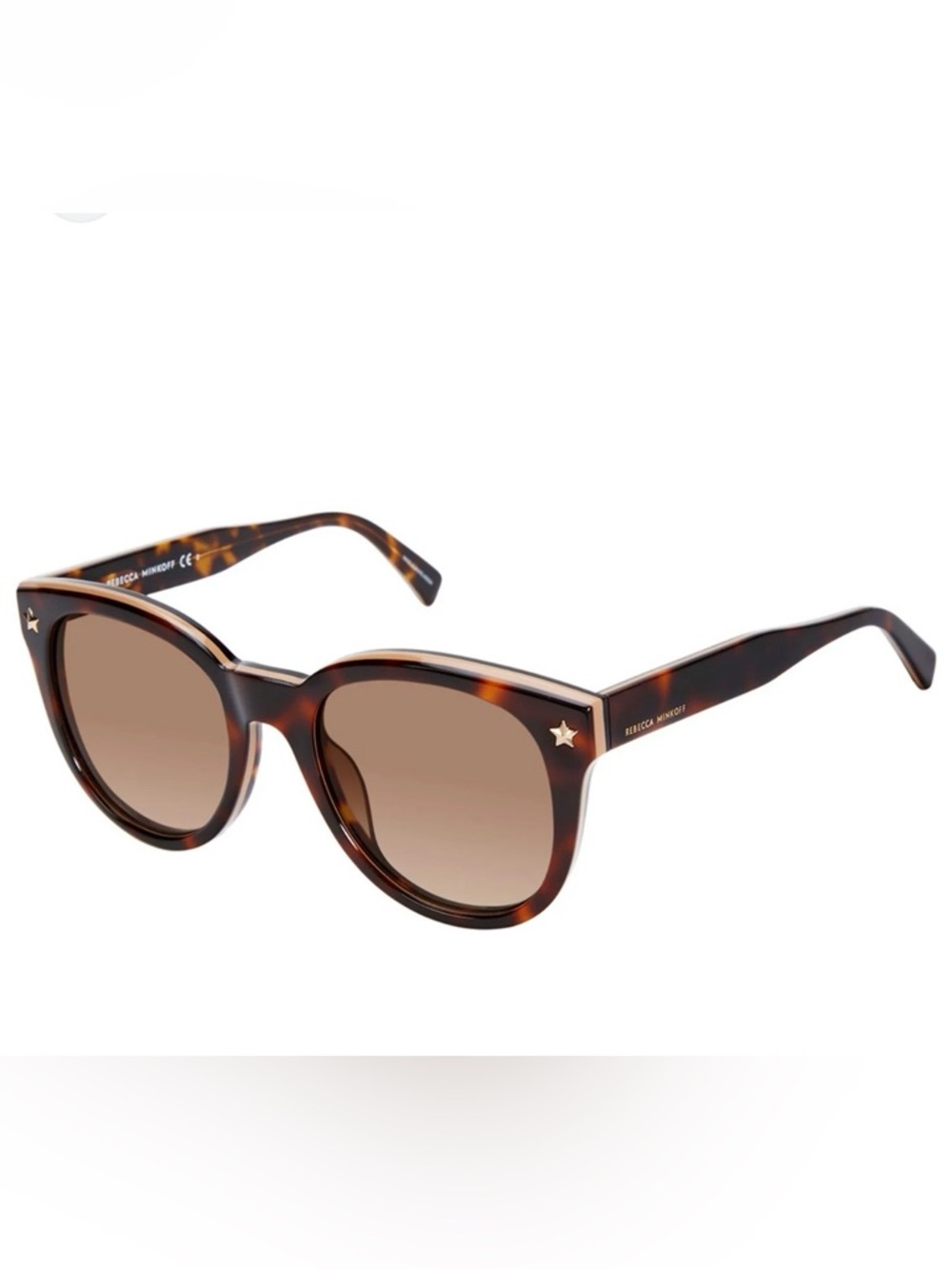 Rebecca Minkoff "Brooke " Tortoiseshell Modern Round 51-20-140 Women's Frames